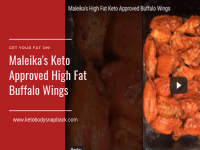 Maleika's High Fat Keto Approved Buffalo Wings