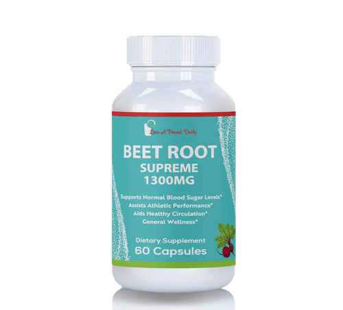 Beet Root Supreme, 1300mg, Non-GMO, Pure Vegan, Blood Pressure Support, 60 Capsules